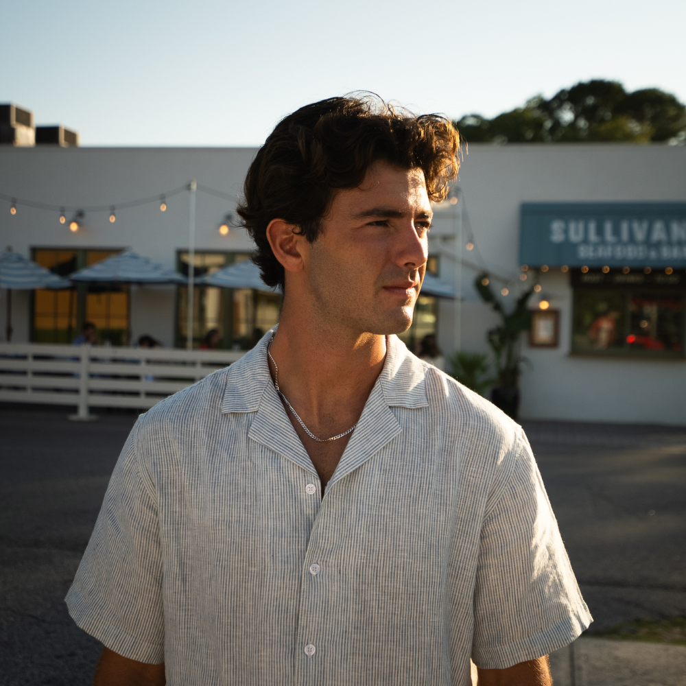 Anchor Linen Button Up