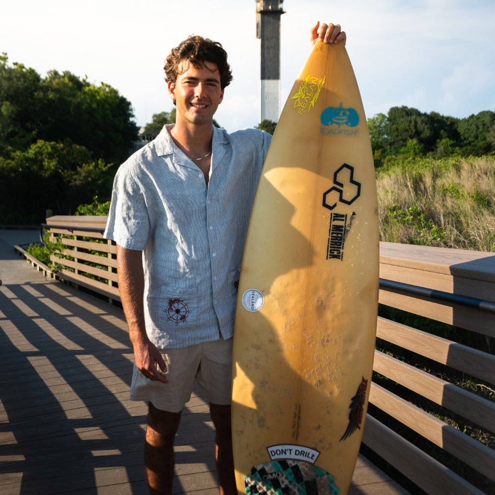Anchor Linen Button Up
