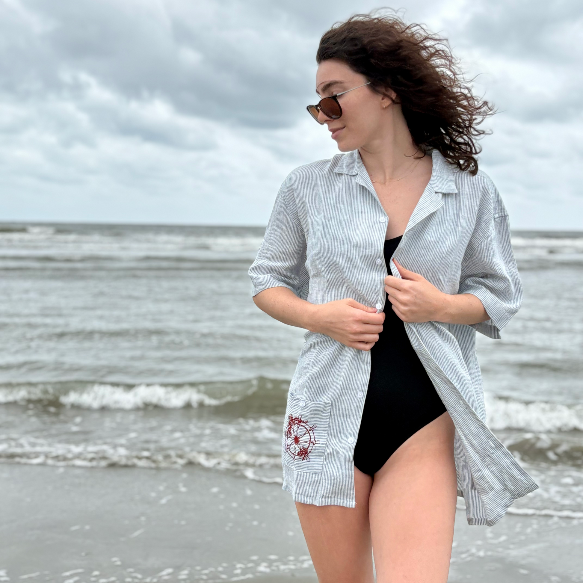 Anchor Linen Button UP