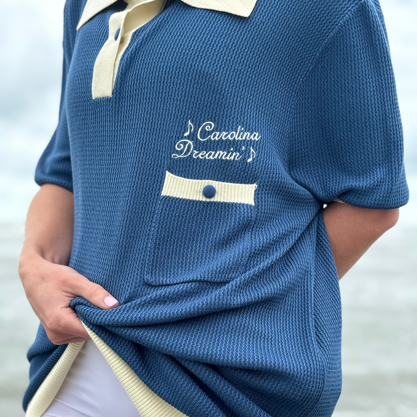 Carolina Dreamin Knit Polo