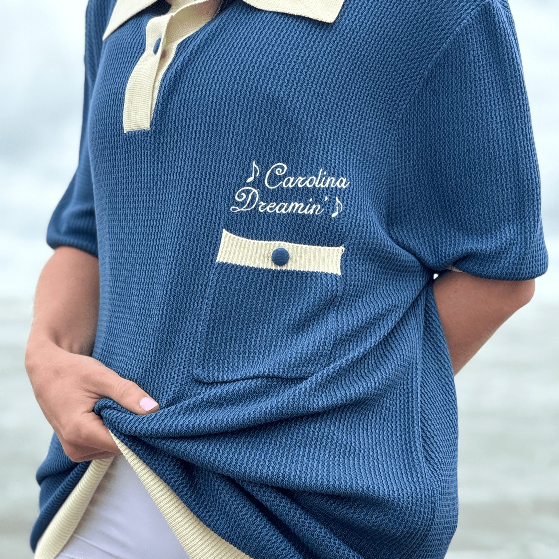Carolina Dreamin Knit Polo