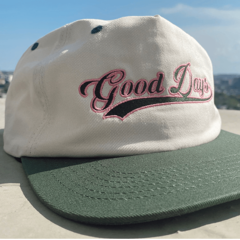 Good Days Varsity Hat - Red Collar