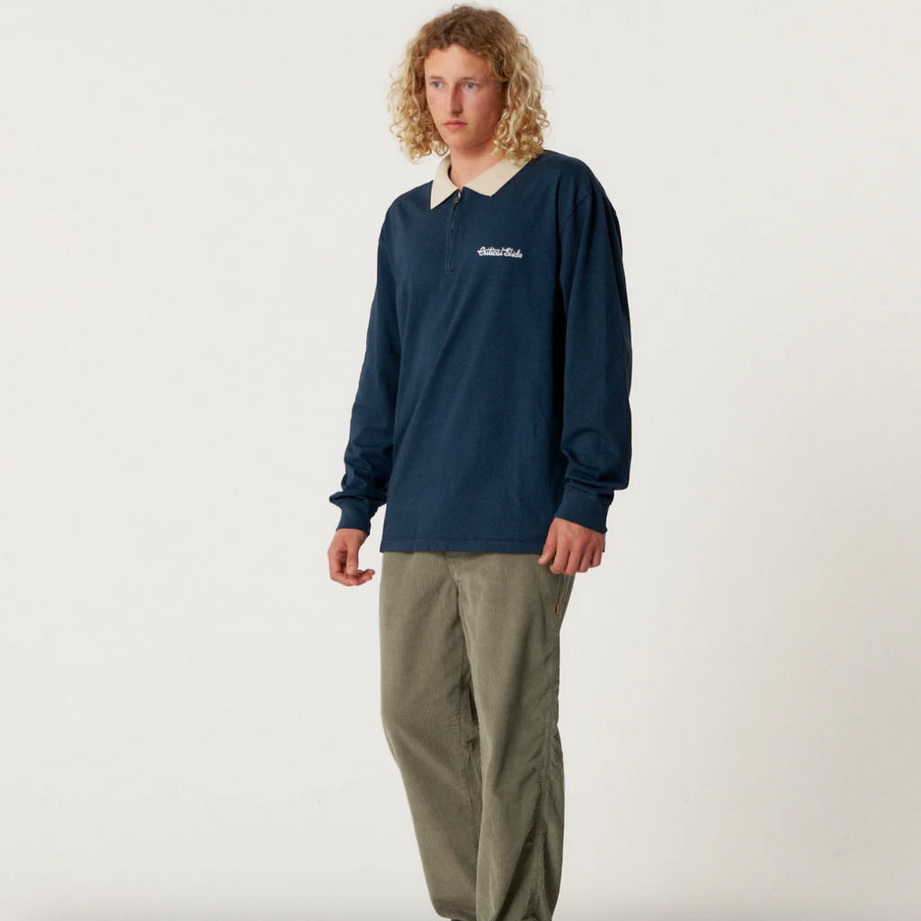Sun Cured 1/4 Zip Rugby Critical Side Society