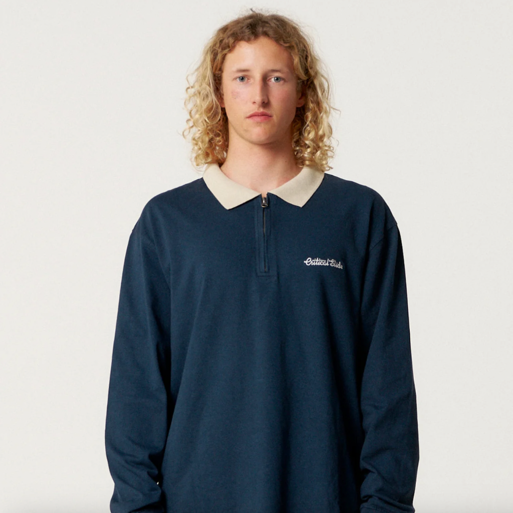 Sun Cured 1/4 Zip Rugby Critical Side Society