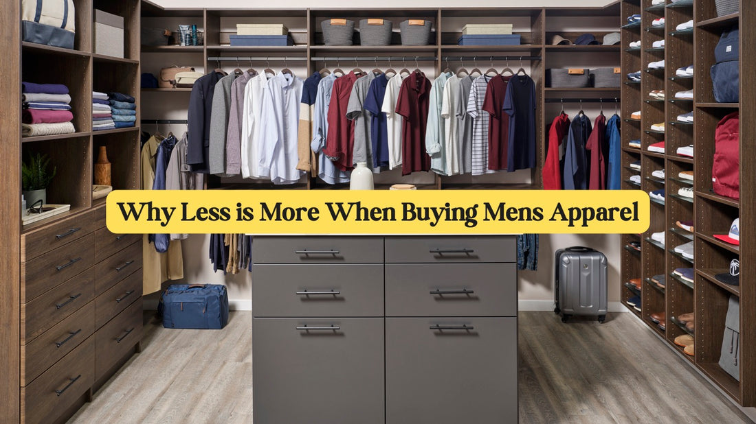 Why Less is More When Buying Men's Apparel