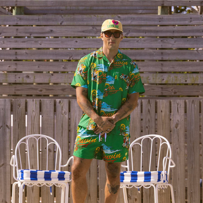 In Clouds Stretch Cabana Shirt