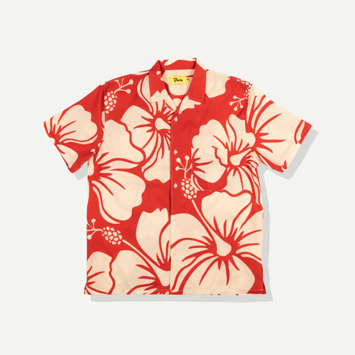 Paradise Leisure Stretch Buttonup Red
