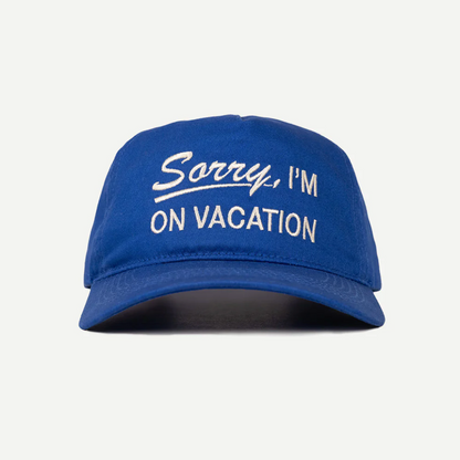 Sorry On Vacation Hat Duvin Design