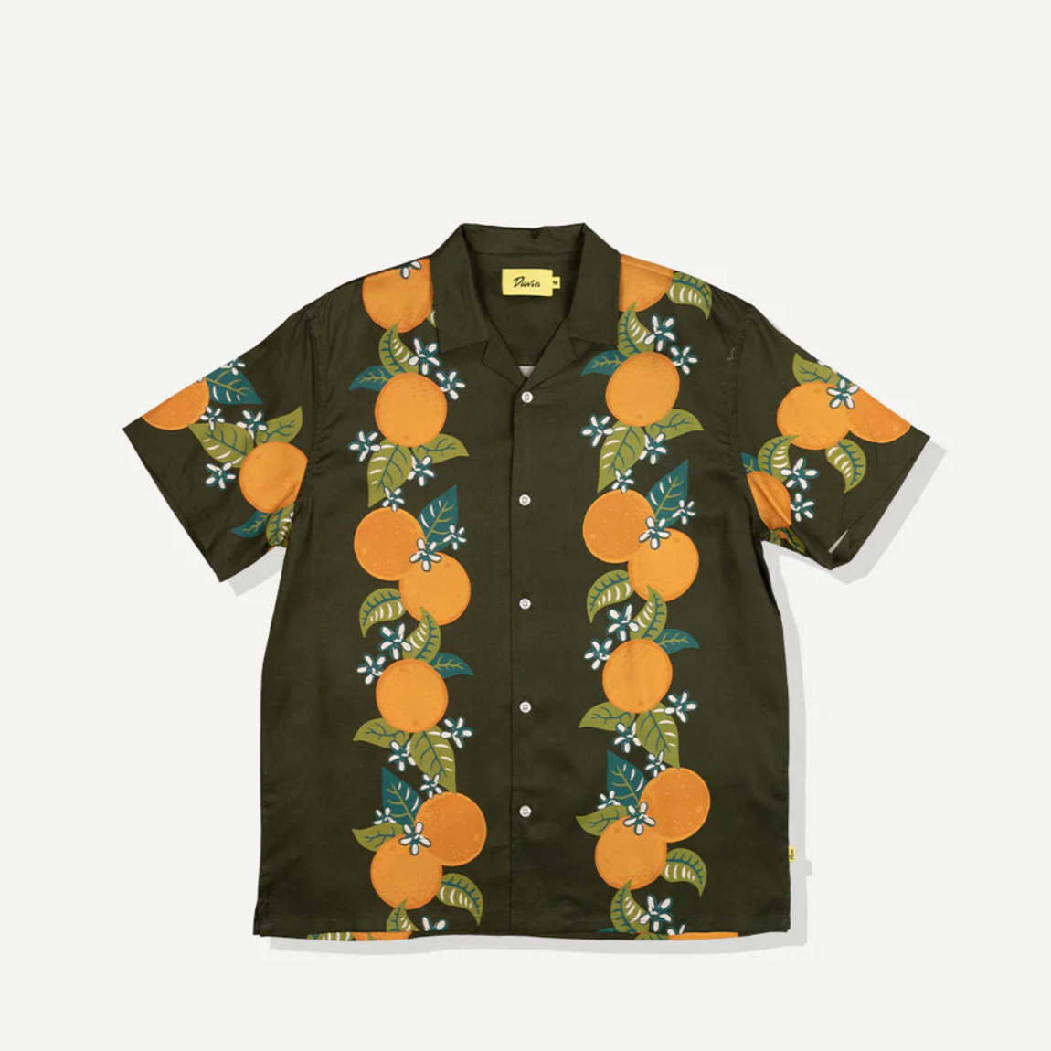 Tropical Orange Cabana Shirt